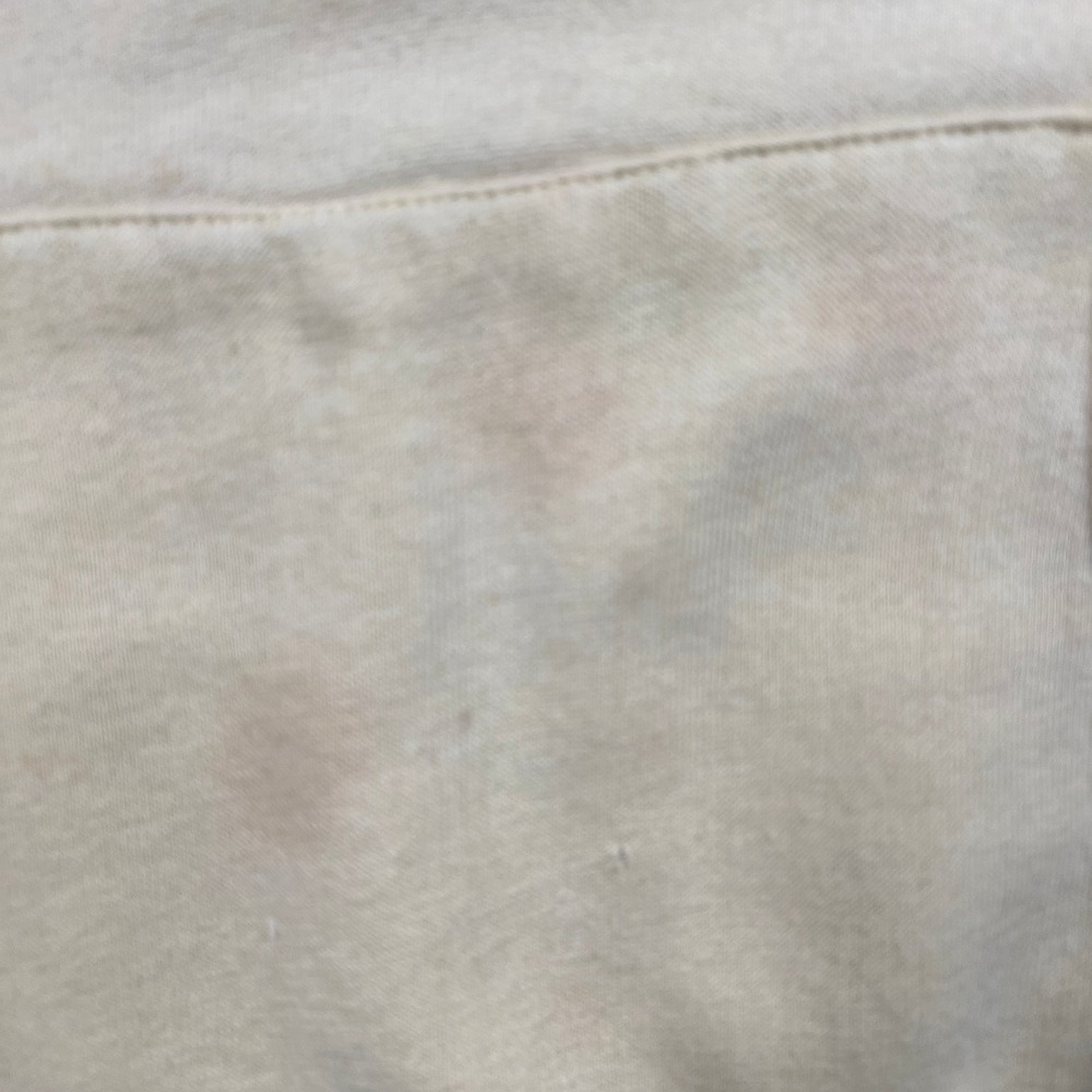 True Vintage Pale Yellow Blank Raglan Cut 50/50 Hoodie Men's Large 20.5x23.5 60s - Picture 3 of 11
